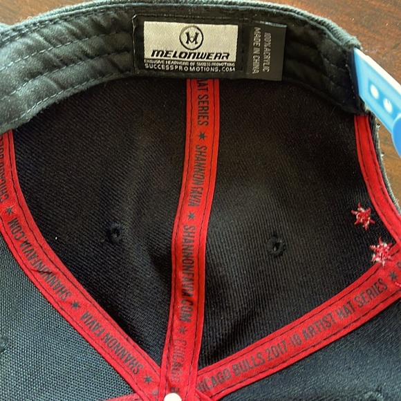 NWOT MELONWEAR Chicago Bulls SnapBack Hat - Picture 7 of 9